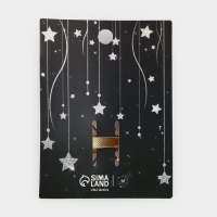 Заколка новогодняя &laquo;Верь в мечту&raquo; на Новый год, звездочки, цвет золото, 6,5 х 3 см