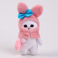 Мягкая игрушка &laquo;Зайка в шапочке&raquo; на брелоке, 12 см