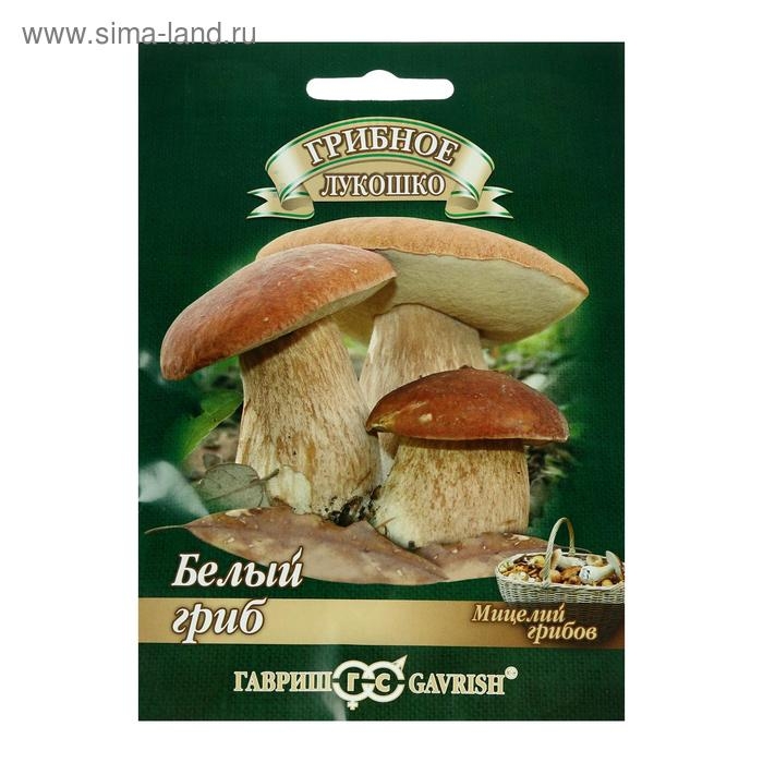 Семена Мицелий "Белый гриб", на зерновом субстрате, 15 мл