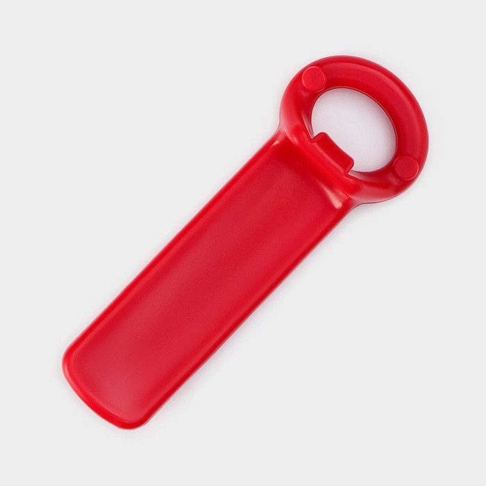 Открывашка Доляна &laquo;Садовод&raquo; для винтовых крышек, 14 см, цвет красный