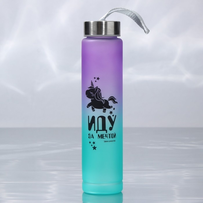 Бутылка для воды &laquo;Иду за мечтой&raquo;, 300 мл
