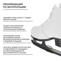 Коньки фигурные Winter Star &laquo;Узор&raquo;, р. 40