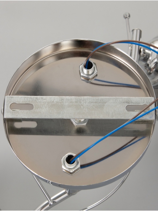 Люстра "Муза" 2х40Вт Е27 хром