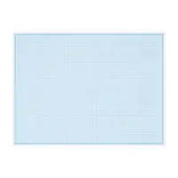 Бумага масштабно-координатная А4 10 листов Calligrata, голубая сетка
