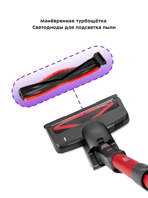 Беспроводной пылесос вертикальный КТ-5175 (2 в 1) 220 Вт