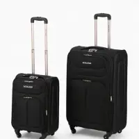 Чемодан 28", Текст, 47*29*77, отд на молнии, 2 нар/карм, увелич, код замок, 4 колеса, черный   10872