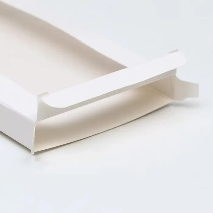 Коробка под плитку шоколада, белая, с окном 17.1&times;8&times;1.4 см