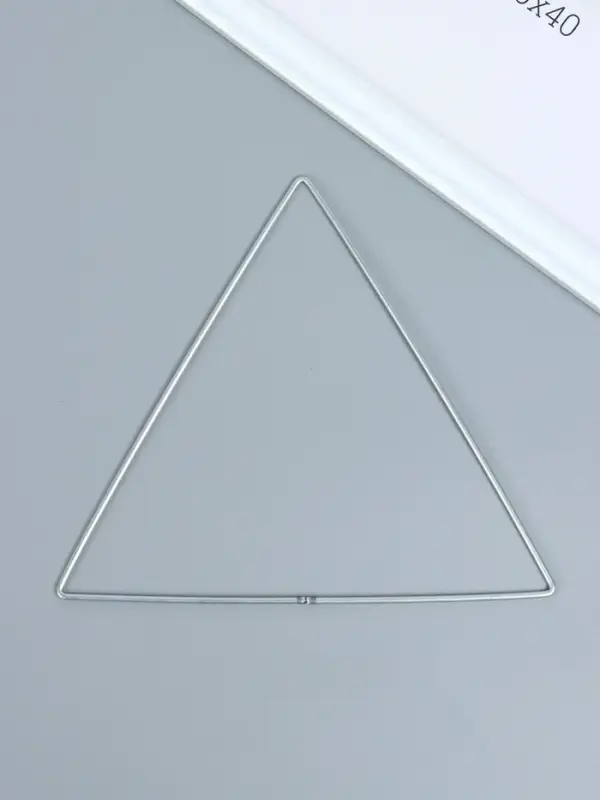 Основа для изготовления ловца снов металл "Треугольник" набор 2 шт 0,28х20х20 см