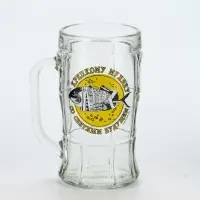 Кружка пивная стеклянная &laquo;Крепкому мужику, со светлым будущим&raquo;, 500 мл