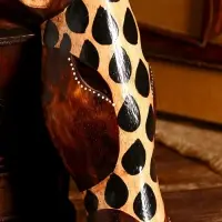 Маска дерево "Жираф" 30х11х4,5 см
