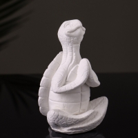 Фигура "Черепаха в  позе лотоса" 8х6 см, натуральный