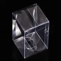 Складная прозрачная коробка из PVC, для упаковки подарков, 5&times;5&times;8 см