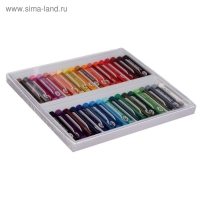 Пастель масляная, набор 36 цветов, Гамма "Студия", d-8мм, l-65мм, в картонной коробке