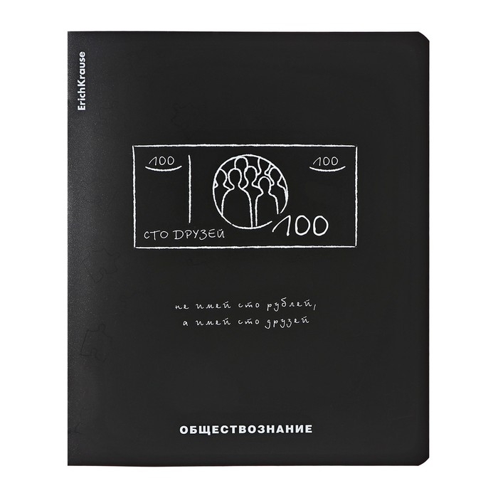 Комплект предметных тетрадей 48 листов, 12 штук, ErichKrause "Зри в корень", пластиковая обложка, шелкография, блок офсет 100% белизна, инфо-блок