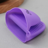 Прихватка для горячего &laquo;Прованс&raquo;, силикон, 11 х 8.3 см, цвет фиолетовый