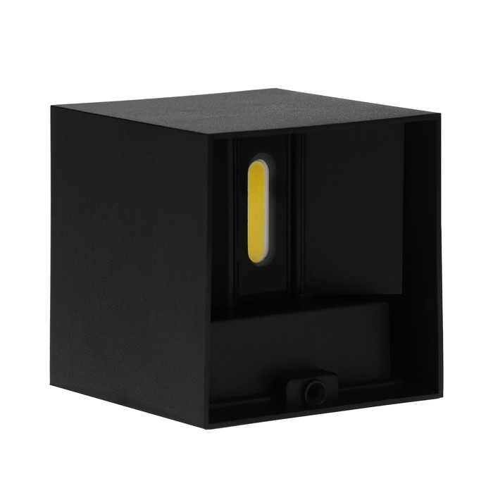 Светильник фасадный &laquo;Куб&raquo;, FSD-062, 6 Вт, 4000К, регулир. луч, IP65, 220 В, пластик, черный   100842