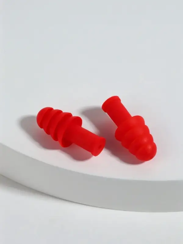 Беруши, 3&times;1.3 см, в футляре, фасовка 10 шт., силиконовые, МИКС