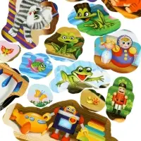 Книга с наклейками &laquo;А. Л. Барто. Я люблю свою лошадку...&raquo;, 16 стр.