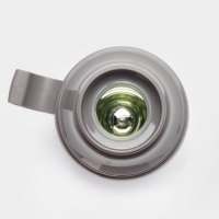 Термос 1 л, со стеклянной колбой, 11х31см, фиолетовый