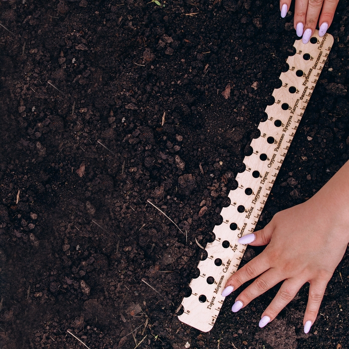 Линейка для посадки семян, 40 см, Greengo