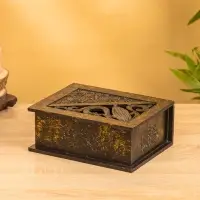 Шкатулка "Завитки" 24х18х9 см, МДФ