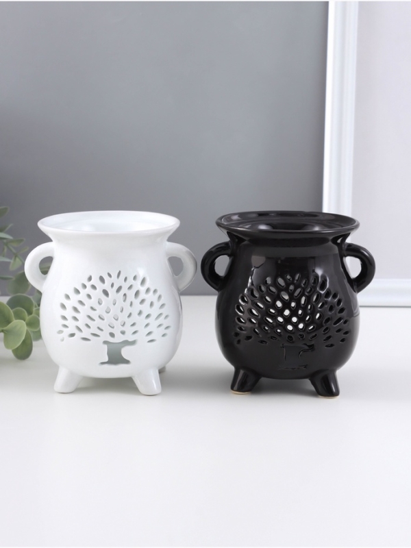 Аромалампа керамика "Деревце" МИКС  8,5х10х9,5 см