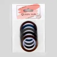 Ленты клеевые для декора ногтей &laquo;Блёстки&raquo;, 5 шт., 1 мм, 10 м, разноцветные