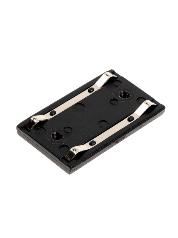 Коннектор односторонний для шинопровода, серия "Flat", черный