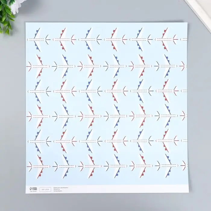 Двусторонняя бумага для скрапбукинга &laquo;Арт Узор. Транспорт&raquo;, 180 г/м&sup2;, 30.5&times;32 см