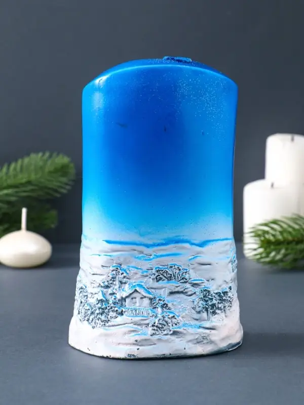 Свеча фигурная "Рождественские шишки" 6х9,5х16,5 см