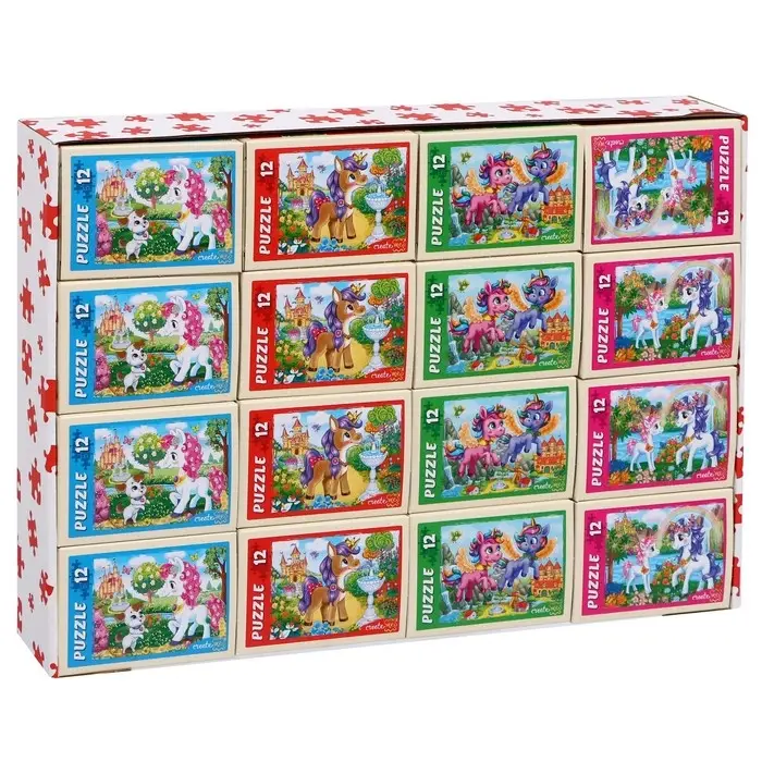 Пазлы &laquo;Чудесные единороги №25&raquo;, 12 элементов
