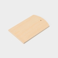 Доска разделочная деревянная с отверстием Доляна, 21&times;12,5 см, фанера