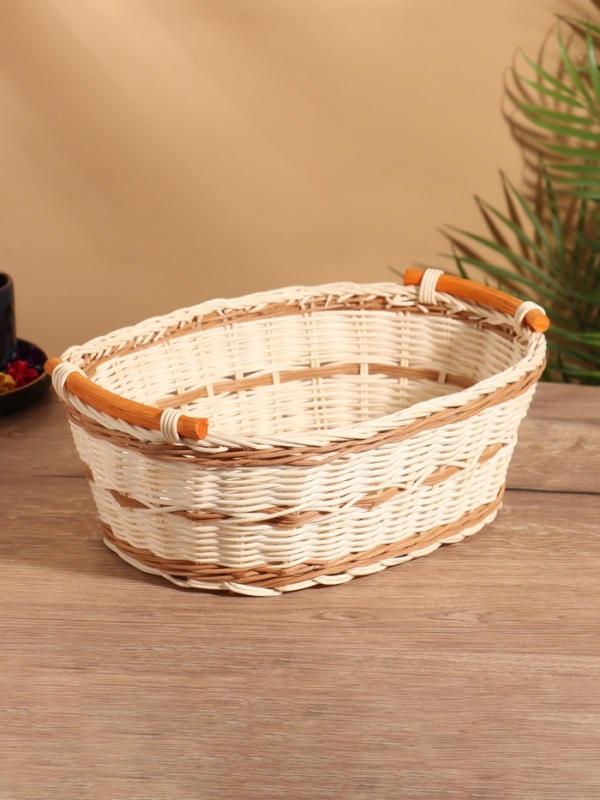 Корзина плетеная 32x25x11 см, ротанг