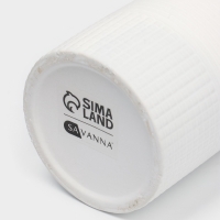 Набор для ванной "Полосы" 4 предмета (дозатор для мыла, 2 стакана,  мыльница)