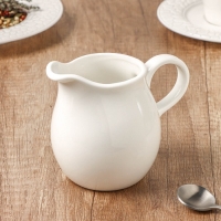 Молочник фарфоровый Magistro &laquo;Бланш&raquo;, 290 мл, цвет белый