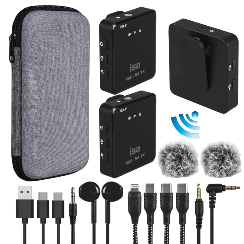 Микрофон беспроводной Type-C+Lightning X85-M2 ISA