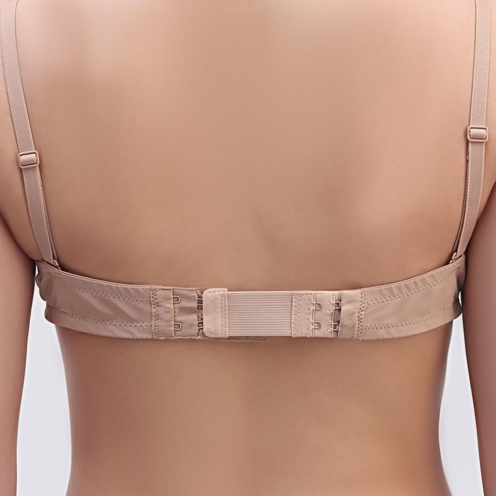 Застёжка-удлинитель для бюстгальтера, 3 ряда 2 крючка, 3,2 &times; 10,5 см, 3 шт, цвет белый/бежевый/чёрный