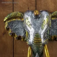 Панно настенное "Голова слона" 27х12х30 см