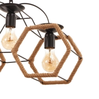 Светильник BayerLux 85217/5 E27 40Вт черный 78х16х62-117 см