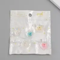 Подвеска для творчества акрил "Улыбчивая черепашка" светится в темноте МИКС 3х2х1 см