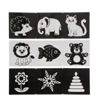 Набор картонных книжек-гармошек "Смотри, малыш!", 6 шт.