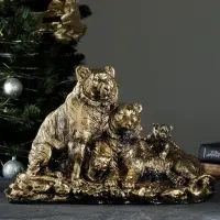 Копилка "Семья тигров" 42х26см