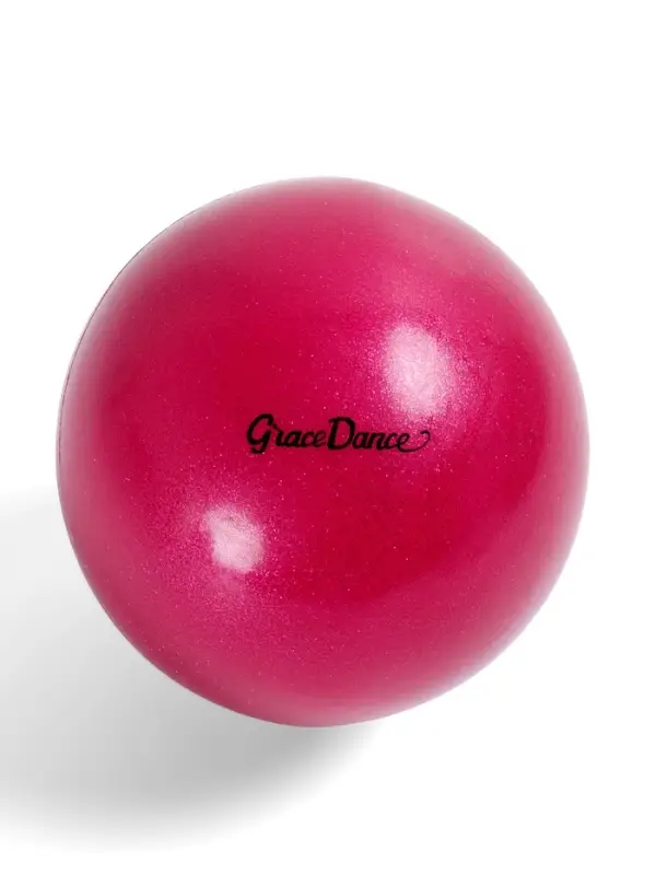 Мяч для художественной гимнастики Grace Dance, 15 см, фуксия
