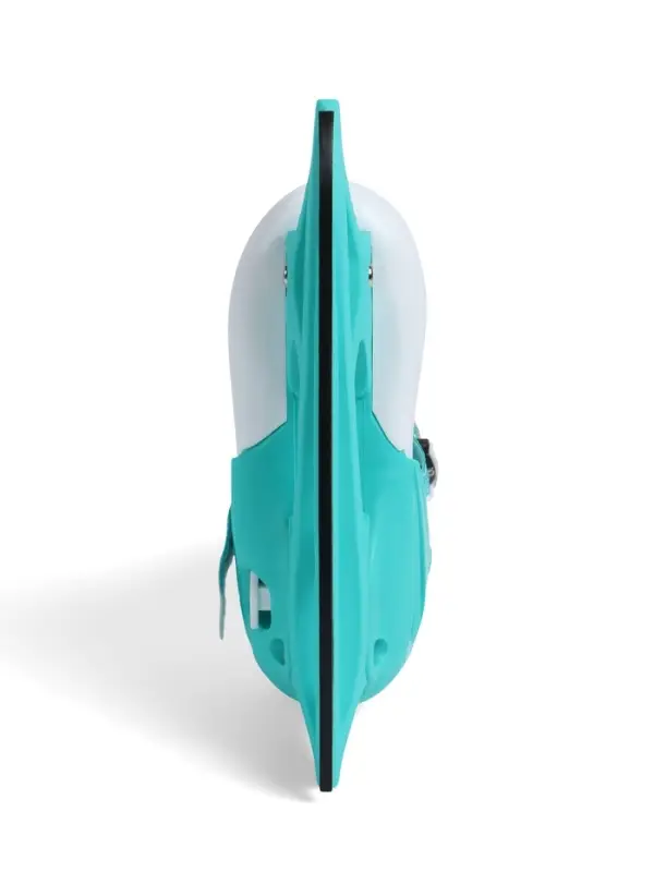 Коньки детские раздвижные BlackAqua, р. 27-30, для фитнеса, мятные, оранжевые