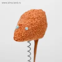 Игрушка для кошек с 3 дразнилками и когтеточкой, 27 х 15,5 х 25 см  микс цветов