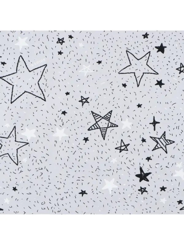 Бумага упаковочная крафтовая &laquo;Звёздочки&raquo;, 1 лист, 70 х 100 см