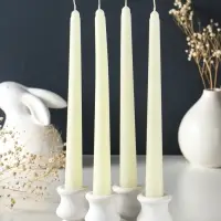 Свечи конические ароматизированные 2,2х24 см (набор 4 шт) 50 гр, 8 ч, лилия