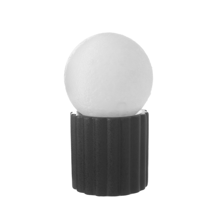 Лампа настольная "Луна"LED 1х40Вт Е27 черный 11х11х21см