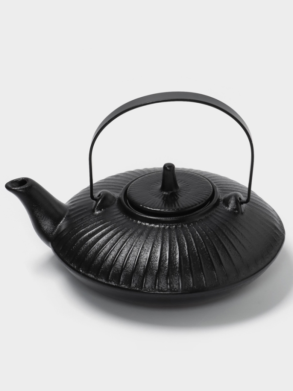 Чайник заварочный с ситом 0,7 л, Magistro Black Swan, черный