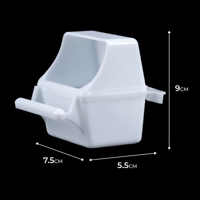 Кормушка для птиц внутренняя, 7,5 х 5,5 х 9 см